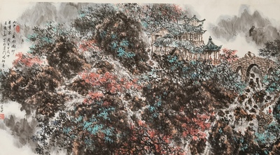 山中一夜雨