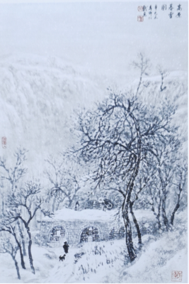高原暮雪