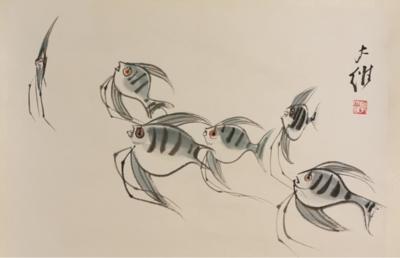 册页分解 - 水中小生命之七