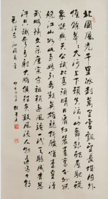 《沁园春 &nbsp;雪》 （书法）