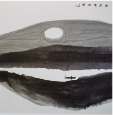 白月怀秋图